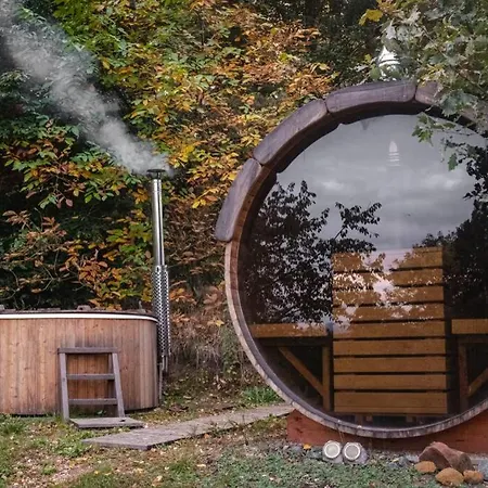 Enjoy Cozy Tree House Hills Forest Gardens Beautiful Views Sauna Hotbath Jablonne v Podjestedi Exterior photo